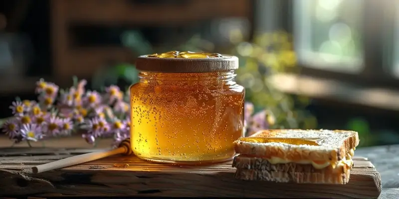 Miód nawłociowy - dostarcza  dużo energii w ciągu dnia