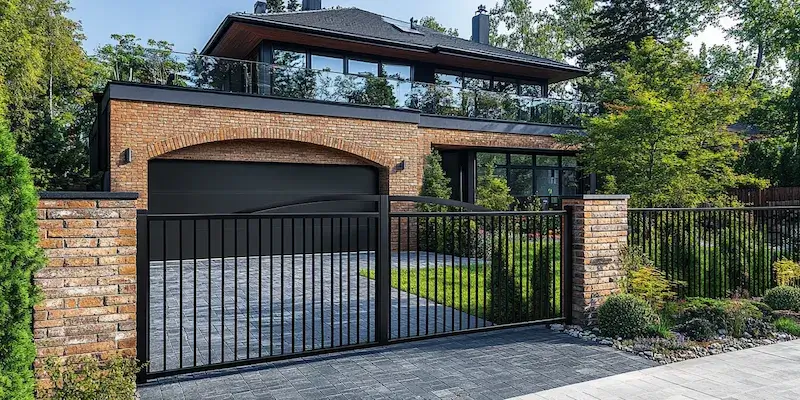 Metalzaune aus Polen