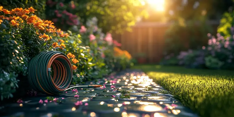 Bęben jak zrobić wieszak na wąż ogrodowy?